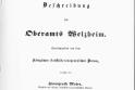 Plüderhausen - Beschreibung des Oberamts Welzheim 1845